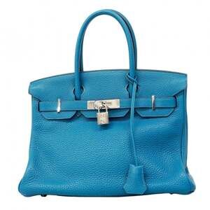 Hermes Hermès Birkin 30 Togo Blue Izmir Handbag, Women's, Q Stamp, P2275710